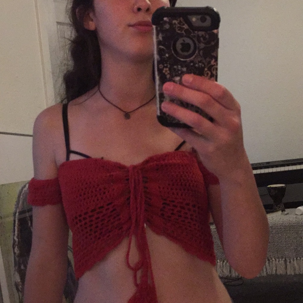 Crocheted Island Chic Crop